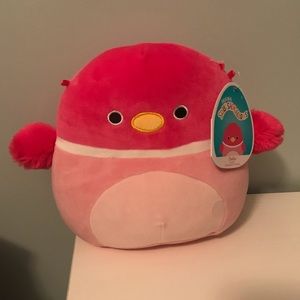 Squishmallows 8” NWTs Della Pink Duck